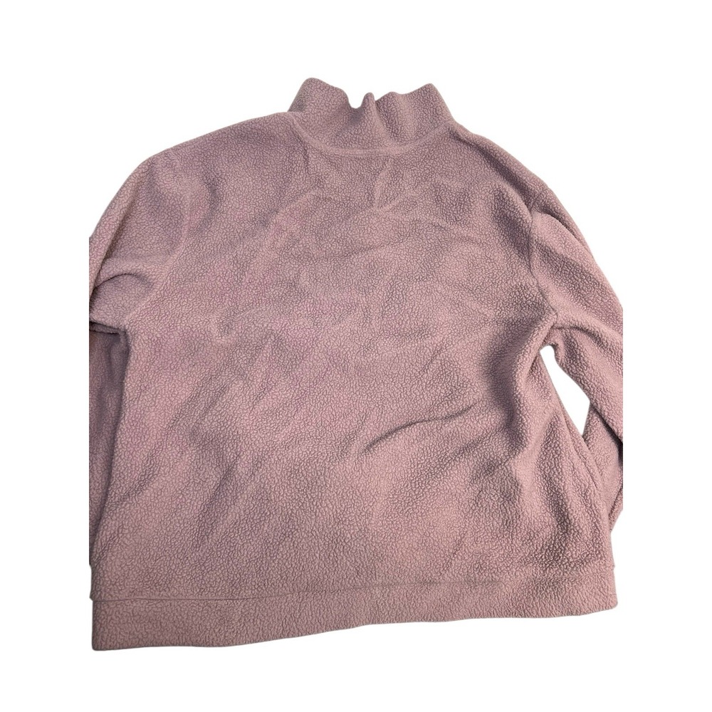 Koolaburra By Ugg Quarter Zip Pullover Women's 1X Pink/Purple Soft‎ Fleece - Picture 4 of 4